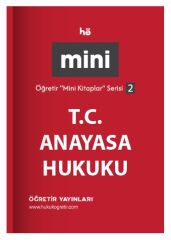 Öğretir TC Anayasa Hukuku Cep Kitabı Mini Kitaplar Serisi-2 Öğretir Yayınları