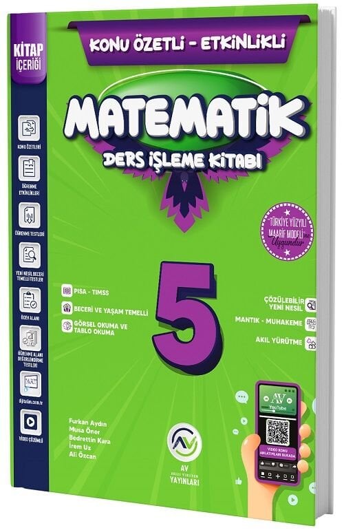 Av Yayınları 5. Sınıf Matematik Ders İşleme Kitabı Av Yayınları