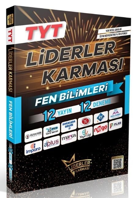 Liderler Karması YKS TYT Fen Bilimleri 12 Yayın 12 Deneme Çözümlü Liderler Karması