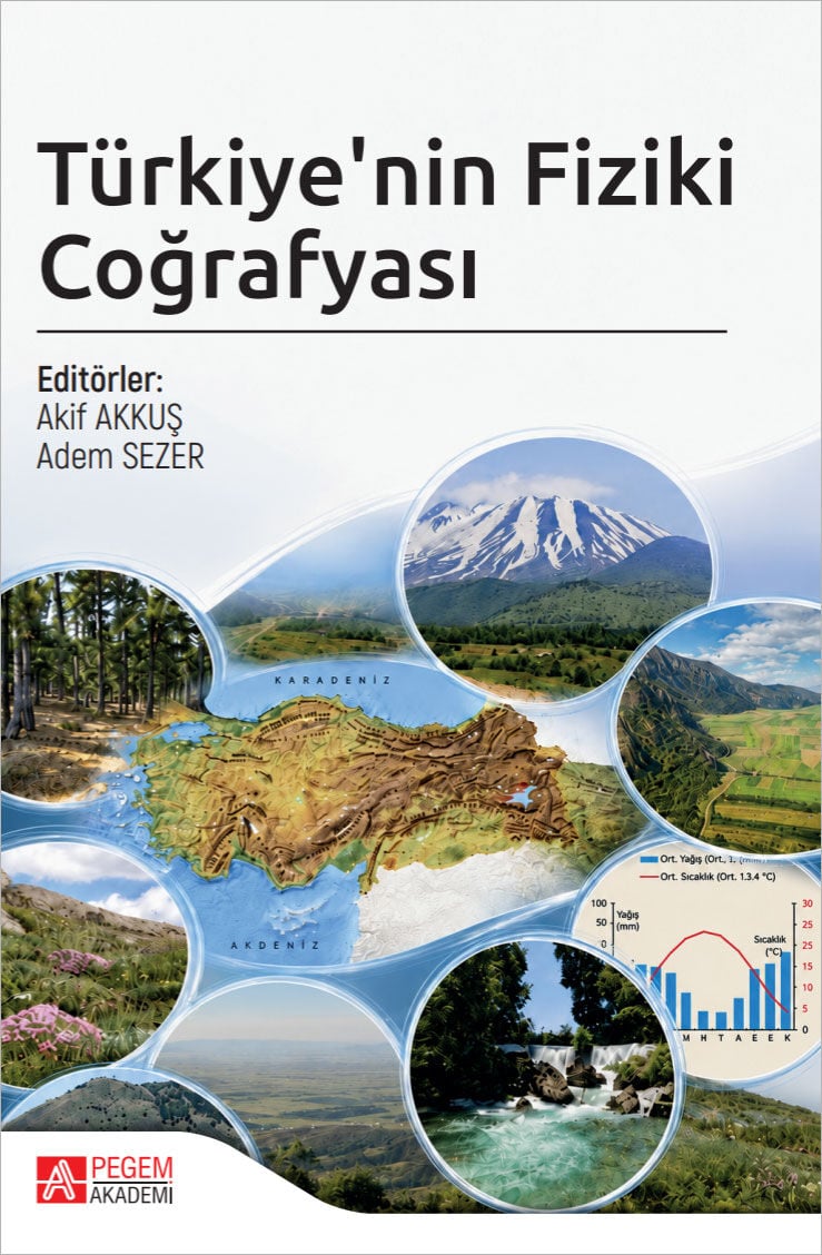 Pegem Türkiyenin Fiziki Coğrafyası - Akif Akkuş Pegem Akademi Yayıncılık