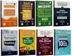 Türkçe ÖABTDEYİZ ÖABT MEB-AGS Türkçe Öğretmenliği Dil Bilgisi ve Dil Bilimi 8 li Set - Enes Kaan Şahin Türkçe ÖABTDEYİZ