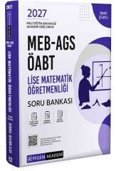 Pegem 2027 ÖABT MEB-AGS Lise Matematik Öğretmenliği Soru Bankası Çözümlü Pegem Akademi Yayınları