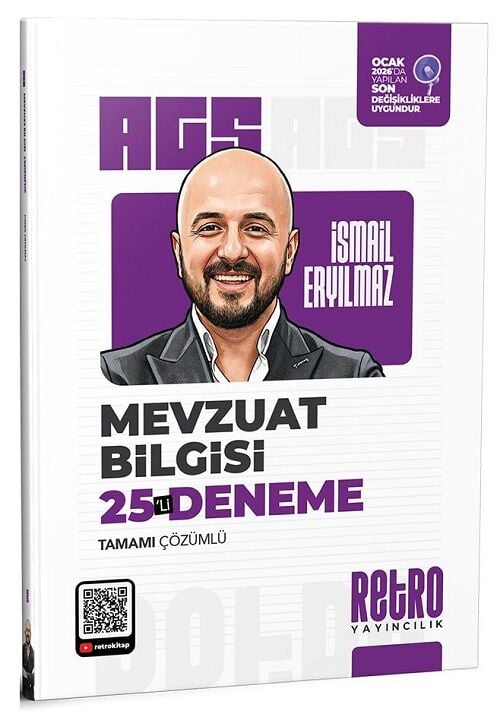 YENİ AGS - Retro 2026 MEB-AGS Mevzuat Bilgisi 25 Deneme Çözümlü - İsmail Eryılmaz Retro Yayıncılık