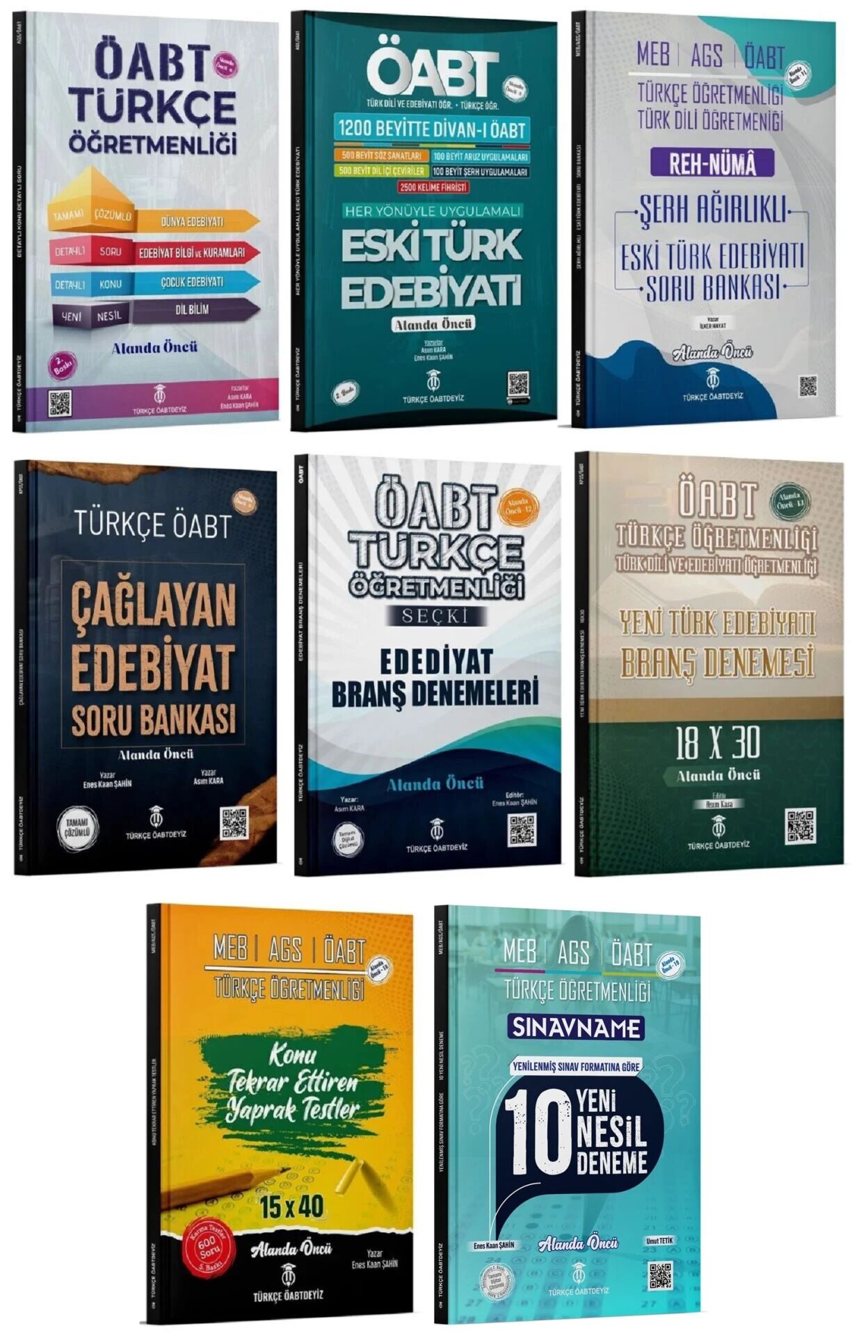 Türkçe ÖABTDEYİZ ÖABT MEB-AGS Türkçe Öğretmenliği Edebiyat 8 li Set - Enes Kaan Şahin Türkçe ÖABTDEYİZ