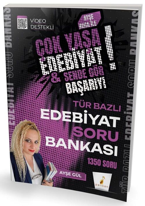 Pelikan YKS AYT Tür Bazlı Edebiyat Soru Bankası - Ayşe Gül Pelikan Yayınları