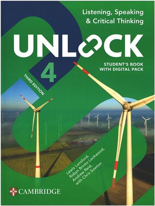 Cambridge Unlock 4 Listening - Speaking & Critical Thinking Student's Book with Digital Pack (3rd) Cambridge Yayınları