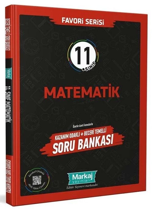 Markaj 11. Sınıf Matematik Favori Kazanım Odaklı Soru Bankası Markaj Yayınları