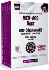 SÜPER FİYAT - Pegem 2025 ÖABT MEB-AGS Sınıf Öğretmenliği Konu Anlatımlı Modüler Set Pegem Akademi Yayınları