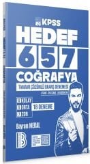 Benim Hocam 2026 KPSS Coğrafya HEDEF 657 18 Deneme Çözümlü - Bayram Meral Benim Hocam Yayınları