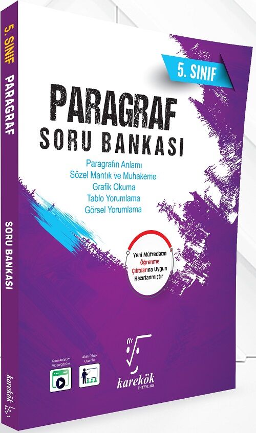 Karekök 5. Sınıf Paragraf Soru Bankası Karekök Yayınları