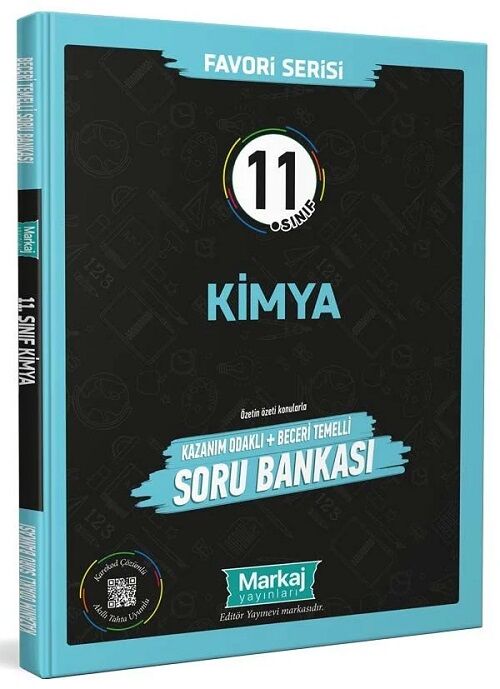 Markaj 11. Sınıf Kimya Favori Kazanım Odaklı Soru Bankası Markaj Yayınları