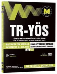 Metropol TR-YÖS Matematik Tüm Konular İleri Seviye Konu Özetli Soru Bankası Metropol Yayınları