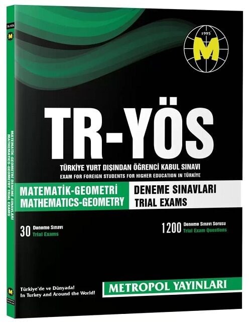 Metropol TR-YÖS Matematik Geometri 30 Deneme Metropol Yayınları