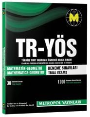Metropol TR-YÖS Matematik Geometri 30 Deneme Metropol Yayınları