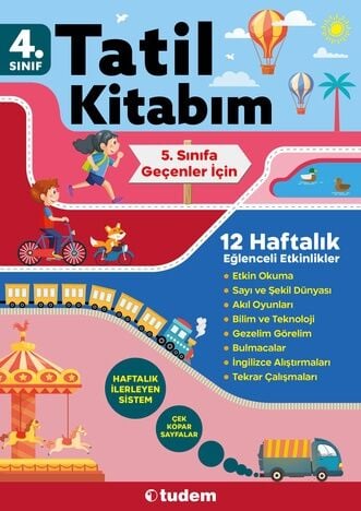 Tudem 4. Sınıf Tatil Kitabım Tudem Yayınları
