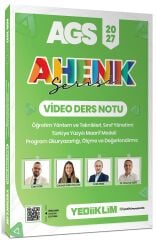 Yediiklim 2027 MEB-AGS Eğitim Bilimleri ÖYT, Sınıf Yönetimi, TYMM, Program Okuryazarlığı, Ölçme Değerlendirme Video Ders Notu Ahenk Serisi - Can Köni Yediiklim Yayınları