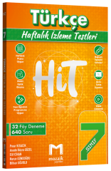 Mozaik 7. Sınıf Türkçe HİT Haftalık İzleme Testleri 32 Deneme Mozaik Yayınları