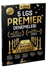DnmPlus 2021 8. Sınıf LGS Premier 5 Deneme DnmPlus Yayınları