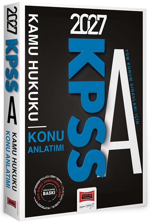 Yargı 2027 KPSS A Grubu Kamu Hukuku Konu Anlatımı Yargı Yayınları