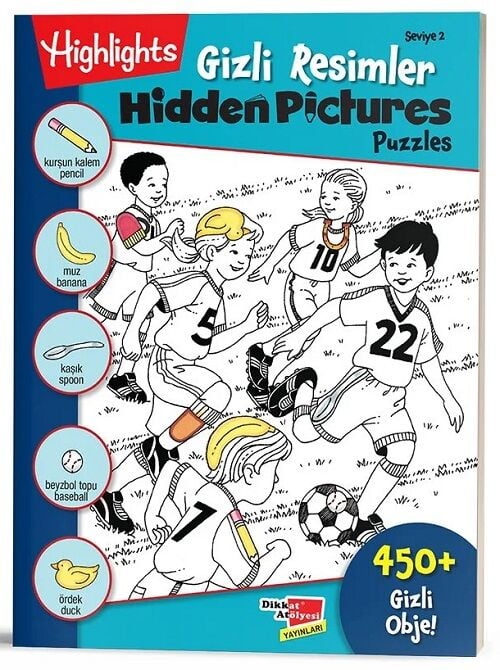 Hidden Pictures - Gizli Resimler Puzzle 2. Seviye Dikkat Atölyesi Yayınları
