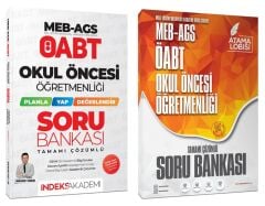 Atama Lobisi + İndeks ÖABT MEB-AGS Okul Öncesi Öğretmenliği Soru Bankası 2 li Set - Muhammet Güngör Atama Lobisi + İndeks Akademi