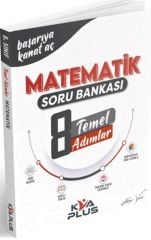KVA Plus 8. Sınıf Matematik Temel Adımlar Soru Bankası KVA Plus Yayınları
