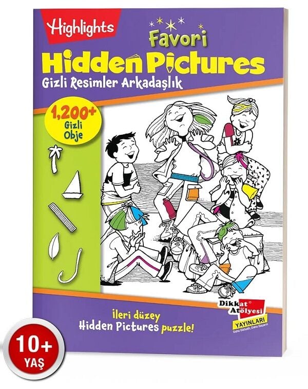 Favori Hidden Pictures - Gizli Resimler Arkadaşlık Puzzle Dikkat Atölyesi Yayınları