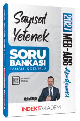 İndeks Akademi 2027 MEB-AGS Akademisi Sayısal Yetenek Soru Bankası Çözümlü - Metin Şimşek İndeks Akademi Yayıncılık