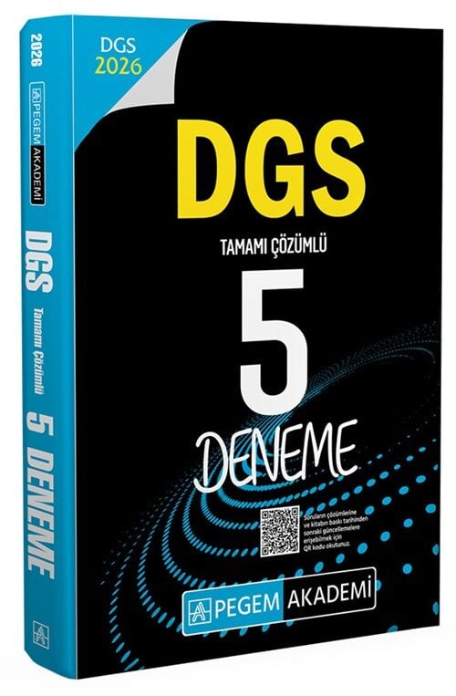 Pegem 2026 DGS 5 Deneme Çözümlü Pegem Akademi Yayınları