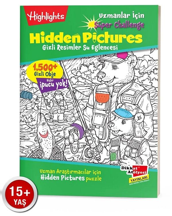 Uzmanlar İçin Hidden Pictures - Gizli Resimler Su Eğlencesi Puzzle Dikkat Atölyesi Yayınları