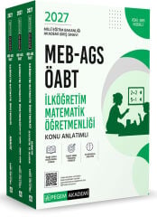 Pegem 2027 ÖABT MEB-AGS İlköğretim Matematik Öğretmenliği Konu Anlatımlı Modüler Set Pegem Akademi Yayınları