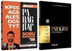 İndeks + Marka 2026 KPSS MEB-AGS ALES DGS TYT Aktüel Paragraf Soru Bankası 2 li Set Berk Ekici İndeks Akademi + Marka Yayıncılık