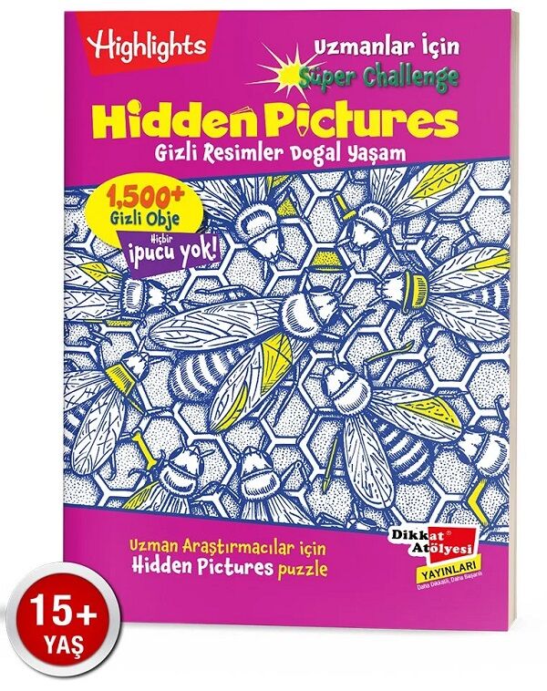 Uzmanlar İçin Hidden Pictures - Gizli Resimler Doğal Yaşam Puzzle Dikkat Atölyesi Yayınları