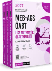 Pegem 2027 ÖABT MEB-AGS Lise Matematik Öğretmenliği Konu Anlatımlı Modüler Set Pegem Akademi Yayınları