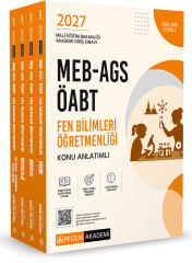 Pegem 2027 ÖABT MEB-AGS Fen Bilimleri Öğretmenliği Konu Anlatımı Modüler Set Pegem Akademi Yayınları