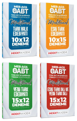 İndeks Akademi 2026 ÖABT MEB-AGS Muhtemel Türk Dili Edebiyatı-Türkçe 51 Deneme 4 lü Set İndeks Akademi Yayıncılık