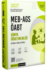 Pegem 2027 ÖABT MEB-AGS Kimya Öğretmenliği Konu Anlatımlı Pegem Akademi Yayınları