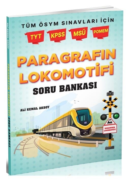 Ali Kemal Aksoy KPSS TYT MSÜ POMEM Paragrafın Lokomotifi Soru Bankası Ali Kemal Aksoy