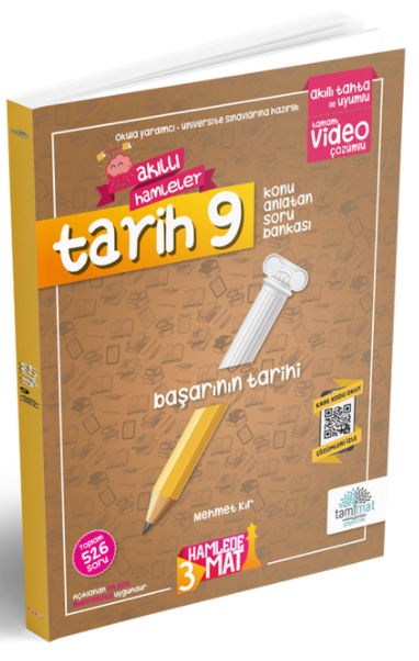 Tammat 9. Sınıf Tarih Akıllı Hamleler Soru Bankası Tammat Yayıncılık