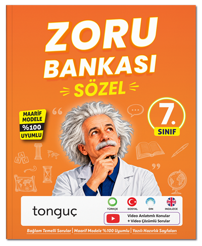 Tonguç 7. Sınıf Sözel Maarif Model Zoru Bankası Tonguç Akademi
