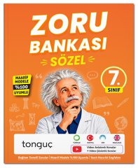 Tonguç 7. Sınıf Sözel Maarif Model Zoru Bankası Tonguç Akademi