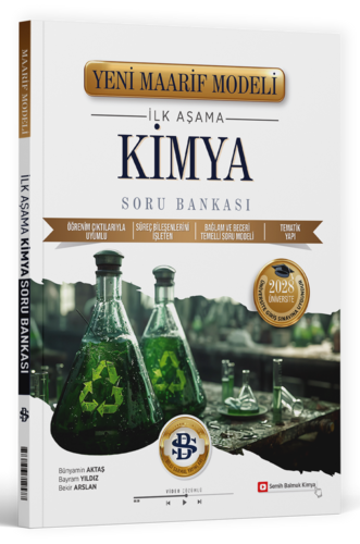 Bilgi Sarmal 2028 YKS TYT AYT Kimya Maarif Modeli İlk Aşama Soru Bankası Bilgi Sarmal Yayınları