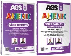 Yediiklim 2027 MEB-AGS Mevzuat-Anayasa Video Ders Notu + Soru Bankası 2 li Set Ahenk Serisi - Bülent Tanık Yediiklim Yayınları