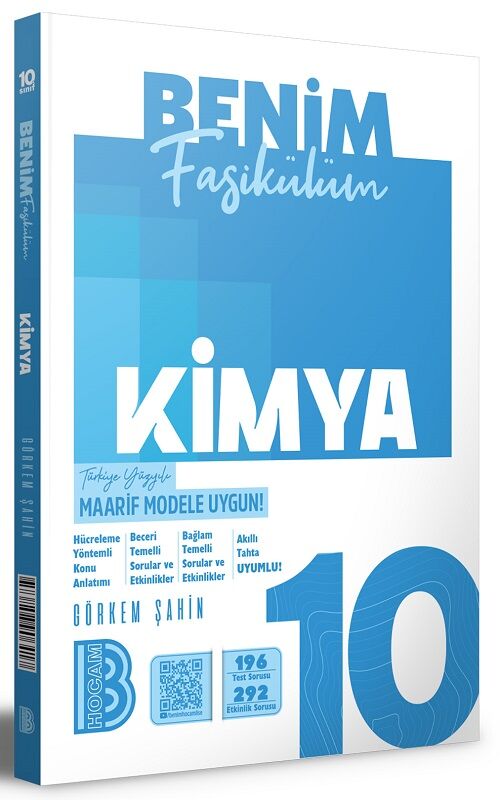 Benim Hocam 10. Sınıf Kimya Maarif Model Benim Fasikülüm - Görkem Şahin Benim Hocam Yayınları