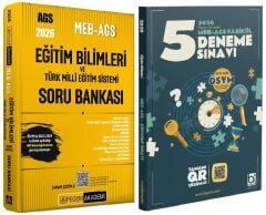 YENİ AGS - Pegem + Bigelio 2026 MEB-AGS Eğitim Bilimleri Soru Bankası + 5 Deneme 2 li Set Pegem Akademi + Bigelio Yayınları