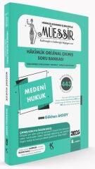 Kuram 2026 MÜESSİR Hakimlik Medeni Hukuk Orijinal Çıkmış Soru Bankası Çözümlü 8. Baskı - Gökhan Aksoy Kuram Kitap