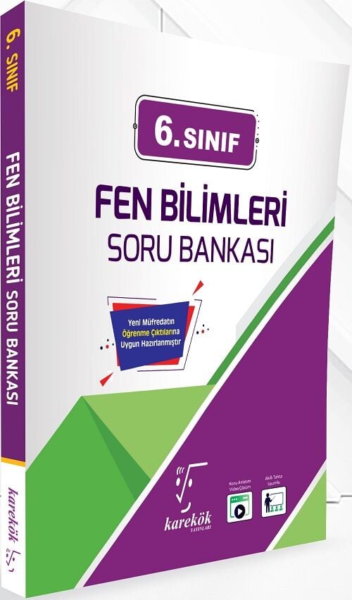 Karekök 6. Sınıf Fen Bilimleri Soru Bankası Karekök Yayınları