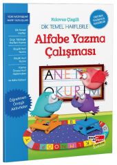 Kılavuz Çizgili Dik Temel Harflerle Alfabe Yazma Çalışması Dikkat Atölyesi Yayınları