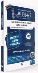 Kuram 2025 MÜESSİR Hakimlik Medeni Usul Hukuku Orijinal Çıkmış Soru Bankası Çözümlü 7. Baskı - Necip Özgür Oluklu Kuram Kitap