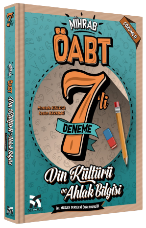 SÜPER FİYAT - Modus ÖABT Din Kültürü ve Ahlak Bilgisi Mihrab 7 Deneme Çözümlü Modus Yayınları